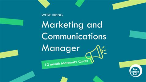 Group Communications Manager (Maternity Cover) .